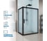 Душевой уголок GuteWetter gwmpkb019r 105x100x200 см, профиль черный матовый, стекло матовое закаленное 6 мм 4698032693091 1