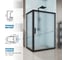 Душевой уголок GuteWetter gwmpkb019r 105x100x200 см, профиль черный матовый, стекло матовое закаленное 6 мм 4698032693091 3