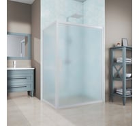 Душевой уголок GuteWetter gwmpkb019r 105x135x200 см, профиль белый матовый, стекло матовое закаленное 6 мм 4698031641598