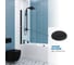 Шторка на ванну GuteWetter gwmpkb020p601n 57x149 см, профиль черный матовый, стекло бесцветное закаленное 6 мм 4698032451134 5
