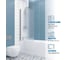 Шторка на ванну GuteWetter gwmpkb020p601n 75x141 см, профиль хром матовый, стекло матовое закаленное 6 мм 4698032453121 2
