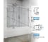 Шторка на ванну GuteWetter gwmpkb019p4 210x150 см, профиль хром блестящий, стекло бесцветное закаленное 6 мм 4698031941919 4