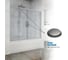 Шторка на ванну GuteWetter gwmpkb019p4 225x150 см, профиль хром матовый, стекло матовое закаленное 6 мм 4698031941599 5