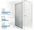Душевая перегородка GuteWetter gwmpgl010v 120x220 см, профиль белый матовый, стекло матовое с рисунком закаленное 10 мм 4698031948802 2
