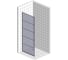 Душевая перегородка GuteWetter gwmpgl018ln 75x220 см, профиль черный матовый, стекло бесцветное закаленное 10 мм 4698031990351 2