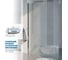 Душевая перегородка GuteWetter gwmpld61n 55x200 см, профиль хром блестящий, стекло бесцветное закаленное 8 мм 4698032438227 4