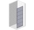 Душевая перегородка GuteWetter gwmpgl018ln 115x220 см, профиль черный матовый, стекло бесцветное закаленное 10 мм 4698031990436 3