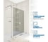 Душевая перегородка GuteWetter gwmpwa8stb 65x198 см, профиль белый матовый, стекло бесцветное закаленное 8 мм 4698032444310 3