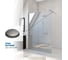 Душевая перегородка GuteWetter gwmpwa6stb 73x194 см, профиль хром матовый, стекло бесцветное закаленное 6 мм 4698031994878 4