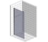 Душевая перегородка GuteWetter gwmpwa6stb 73x194 см, профиль хром матовый, стекло бесцветное закаленное 6 мм 4698031994878 6