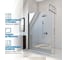 Душевая перегородка GuteWetter gwmpwa6stb 84x191 см, профиль черный матовый, стекло бесцветное закаленное 6 мм 4698031997749 2