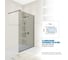 Душевая перегородка GuteWetter gwmpwa8stb 67x198 см, профиль черный матовый, стекло бесцветное закаленное 8 мм 4698032445508 3