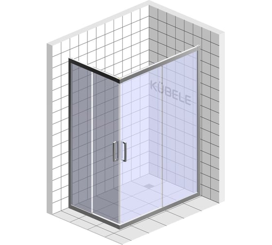 Душевой уголок GuteWetter gwmpkb019rc 120x100x200 см, профиль черный матовый, стекло матовое закаленное 6 мм 4698032708108
