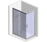 Душевой уголок GuteWetter gwmpkb019rc 75x70x200 см, профиль белый матовый, стекло бесцветное закаленное 6 мм 4698032702915 2