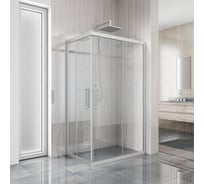 Душевой уголок GuteWetter gwmpkb019rc 95x85x200 см, профиль хром матовый, стекло бесцветное закаленное 6 мм 4698032704278