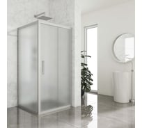 Душевой уголок GuteWetter gwmpkb019s 90x90x200 см, профиль хром матовый, стекло матовое закаленное 6 мм 4698031236084