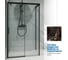 Душевой уголок GuteWetter gwmpslrc863b 105x160x200 см, профиль черный матовый, стекло бесцветное закаленное 8/6 мм 4698032832971 4