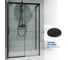 Душевой уголок GuteWetter gwmpslrc863b 105x160x200 см, профиль черный матовый, стекло бесцветное закаленное 8/6 мм 4698032832971 6