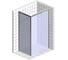 Душевой уголок GuteWetter gwmpslrc863b 105x160x200 см, профиль черный матовый, стекло бесцветное закаленное 8/6 мм 4698032832971 7