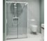 Душевой уголок GuteWetter gwmpslrc863b 95x150x200 см, профиль белый матовый, стекло бесцветное закаленное 8/6 мм 4698032827014 1