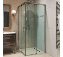 Душевой уголок GuteWetter gwmpslrc864 100x75x200 см, профиль хром блестящий, стекло бесцветное закаленное 8/6 мм 4698032844899