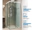 Душевой уголок GuteWetter gwmpslrc864 85x80x200 см, профиль белый матовый, стекло бесцветное закаленное 8/6 мм 4698032842130 3