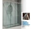 Душевой уголок GuteWetter gwmpslrc865 110x125x200 см, профиль хром матовый, стекло бесцветное закаленное 8/6 мм 4698032892630 4