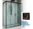 Душевой уголок GuteWetter gwmpslrc865 70x140x200 см, профиль черный матовый, стекло бесцветное закаленное 8/6 мм 4698032857004 4