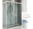 Душевой уголок GuteWetter gwmpslrc865 75x145x200 см, профиль белый матовый, стекло бесцветное закаленное 8/6 мм 4698032861698 6