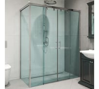Душевой уголок GuteWetter gwmpslrc865 90x130x200 см, профиль хром блестящий, стекло бесцветное закаленное 8/6 мм 4698032874506