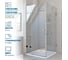 Душевой уголок GuteWetter gwmptrsq863-86 90x90x200 см, профиль хром блестящий, стекло бесцветное закаленное 8/6 мм 4698032929534 2