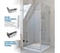 Душевой уголок GuteWetter gwmptrsq863-86 90x90x200 см, профиль хром блестящий, стекло бесцветное закаленное 8/6 мм 4698032929534 4
