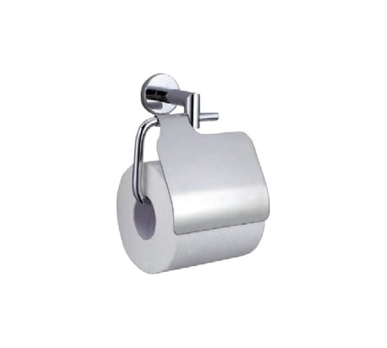 Держатель для туалетной бумаги с крышкой Nofer LINE 16500.W 1