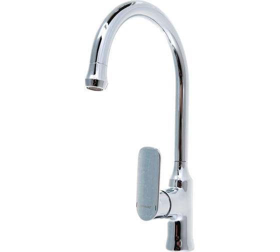Смеситель для кухни Bravat OPAL с высоким поворотным изливом F7125183CP-RUS 00-00004868