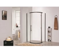 Душевой уголок Bravat Blackline 90x90x195 см, четверть круга, черный BS090.1110A 00-00249364