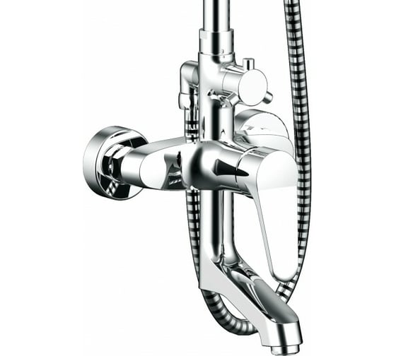 Душевая колонна Bravat ECO со смесителем для ванны F6111147C-A-RUS 00-00005146