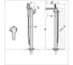 Смеситель для ванны Bravat Gina F665104C-B3-ENG F665104C-B3-RUS 00-00003192 2