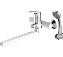 Смеситель для ванны с душем Bravat DROP-D длинный нос F648162C-LB-RUS 00-00004819