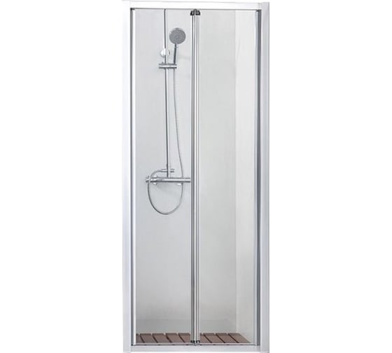 Душевая дверь в нишу Bravat Line 100x200 см, складная 00-00005141
