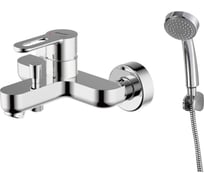 Смеситель для ванны с душем Bravat STREAM-D короткий нос F637163C-B 00-00005744