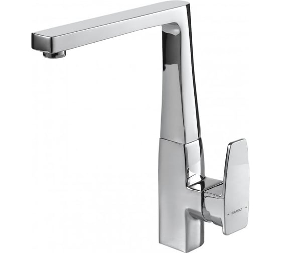 Cмеситель для кухни Bravat RIFFLE с высоким поворотным изливом 00-00004049 F772106C