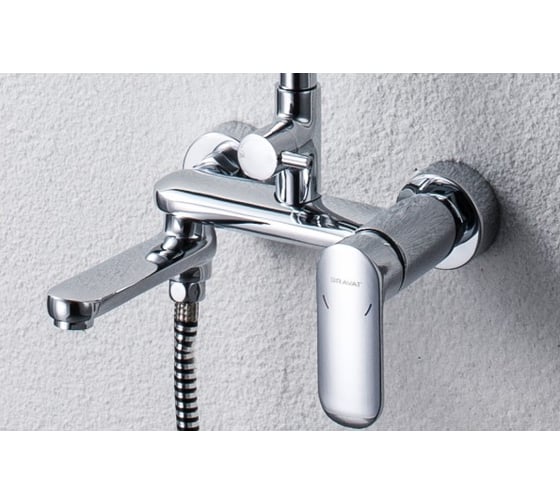 Душевая стойка Bravat Opal 00-00003293 F6125183CP-A-RUS