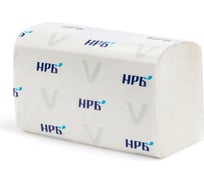 Листовые полотенца НРБ V, 250 листов, однослойные 33гр, р21х21 NRB-25V106