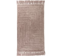 Коврик Аквалиния Прованс зигзаг с кистями, капучино, 60x100 см SI-5316с-100