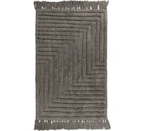 Коврик Аквалиния Прованс зигзаг с кистями, серый, 60x100 см SI-5316g-100