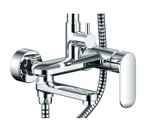 Душевая колонна со смесителем для ванны Bravat Opal R 00-00021219 F6125183CP-A2-RUS