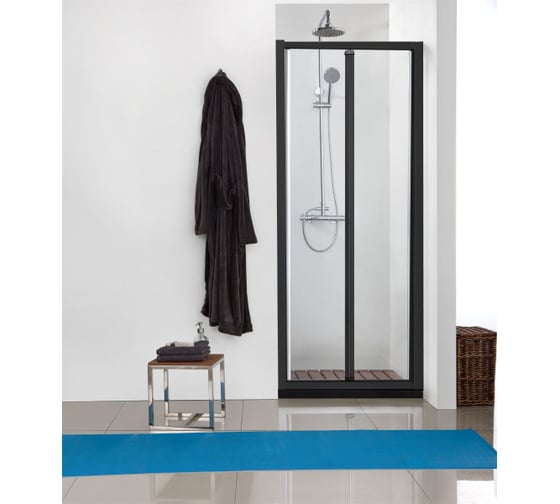 Душевая дверь Bravat Blackline 100х200 см BD100.4121B 00-00249580