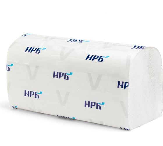 Листовые полотенца НРБ V, 200 листов, однослойные, 28гр, р22х21 NRB-25V119