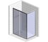 Душевой уголок GuteWetter gwmpkb019r 80x155x200 см, профиль черный матовый, стекло бесцветное закаленное 6 мм 4698031937943 6