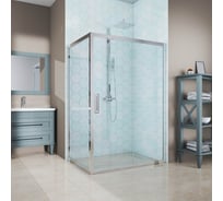 Душевой уголок GuteWetter gwmpkb019r 95x140x200 см, профиль хром блестящий, стекло бесцветное закаленное 6 мм 4698031934836